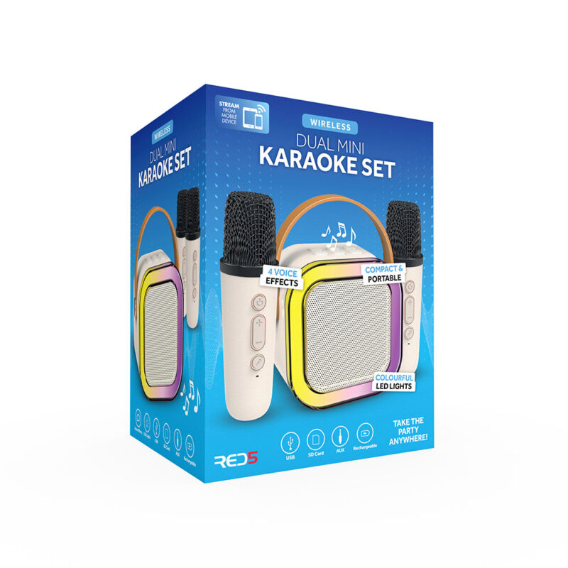 The Source – Dual Mini Karaoke Set – Φορητό Σύστημα Καραόκε με δύο μικρόφωνα - Image 3