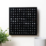 The Source – LED Word Clock – Μοντέρνο Ρολόι με Χρόνο σε Λέξεις - Image 3