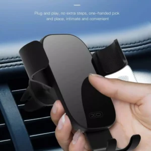 XO C37 Car Phone Holder Βάση στήριξης Smartphone αεραγωγών αυτοκινήτου (Μαύρη) - Image 3