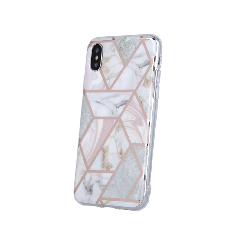Geometric Marmur Case for Xiaomi Redmi 9T pink - Image 2