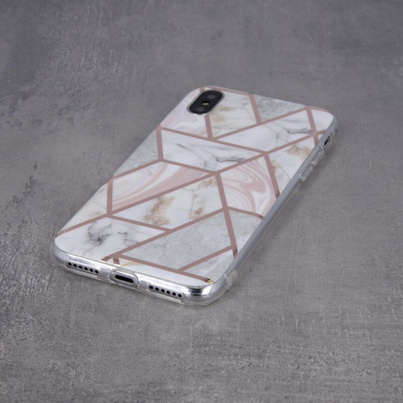 Geometric Marmur Case for Xiaomi Redmi 9T pink - Image 3
