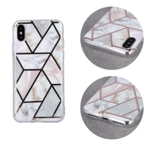 Geometric Marmur Case for Xiaomi Redmi 9T pink - Image 4