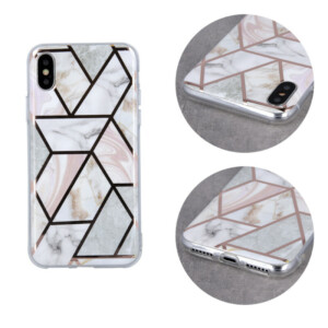 Geometric Marmur Case for Samsung Galaxy A21s pink - Image 4