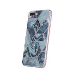 Geometric Marmur Case for Samsung Galaxy A72 4G / A72 5G dark blue - Image 2