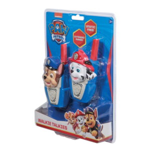 eKids Paw Patrol Σετ 2 Walkie Talkies για παιδιά & ενήλικες με ενσωματωμένο μεγάφωνο και εμβέλεια 150 μέτρων (PW-207) (Μπλε/Κόκκινο/Γκρι) - Image 5
