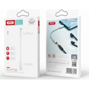 XO - Μετατροπέας USB-C σε 3.5mm female - Λευκό - Image 4