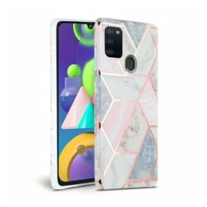 Geometric Marmur Case for Samsung Galaxy A72 4G / A72 5G pink