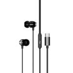 XO - EP25 Ενσύρματα Ακουστικά με Βύσμα USB-C σε Μαύρο Χρώμα - Image 2