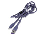 Maxlife MXUC-04 Καλώδιο φόρτισης και μεταφοράς δεδομένων από USB σε microUSB 1 μέτρου 3A – μωβ - Image 4