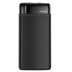 Forever TB-100L Powerbank 20.000mAh σε μαύρο χρώμα με 2x USB-A (GSM099220) - Image 3