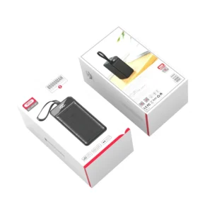 XO Powerbank PR160 80.000mAh QC 22,5W PowerDelivery 20W Μαύρο - Image 5