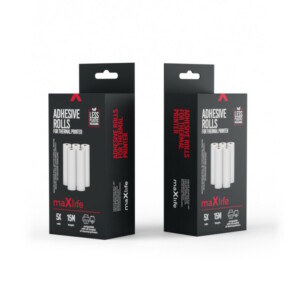 Maxlife - Maxlife Adhesive Roll Set for Thermal Printer - Αυτοκόλλητα Ρολά για θερμικό εκτυπωτή