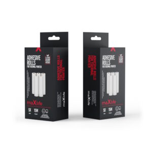 Maxlife - Maxlife Adhesive Roll Set for Thermal Printer - Αυτοκόλλητα Ρολά για θερμικό εκτυπωτή