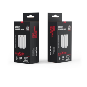 Maxlife - Roll Set for Thermal Printer - 5Pack - Θερμικά ρολά για εκτυπώσεις - Image 2