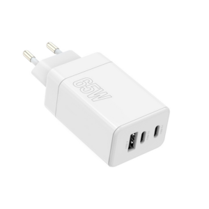 Maxlife MXTC‑08 (65ACC) Φορτιστής Επιτραπέζιος, 2× USB‑C & 1× USB‑A, 65 W – Λευκό - Image 4
