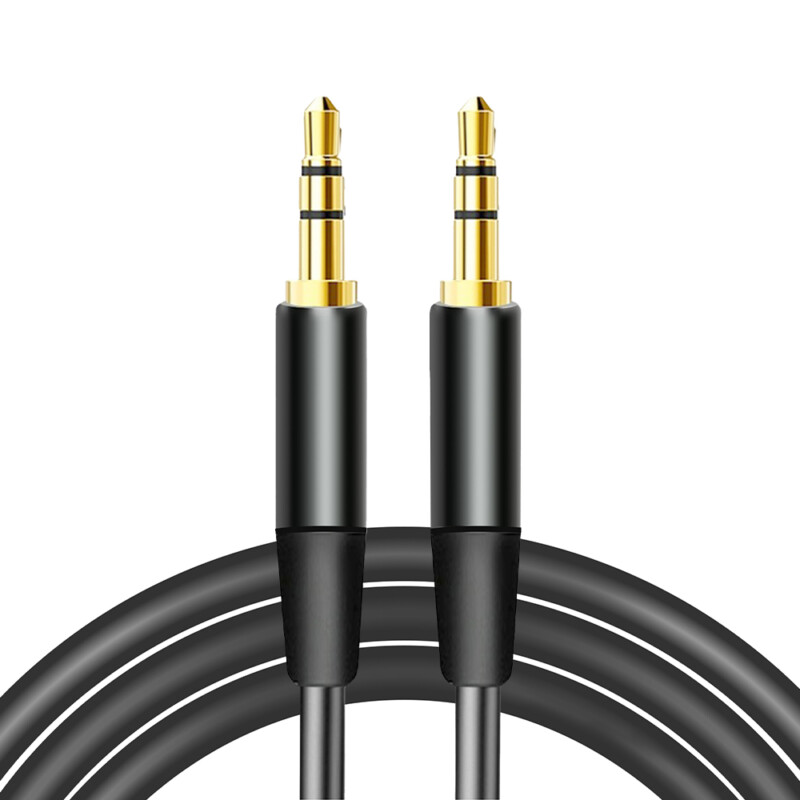 Maxlife - Jack 3.5mm to Jack 3.5mm Audio Cable - Black Maxlife - Jack 3.5mm to Jack 3.5mm Audio Cable - Black