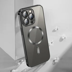 VMax - Electroplating Mag TPU Case for iPhone 15 Pro Max - Θήκη Προστασίας iPhone 15 Pro Max σε μαύρο χρώμα - Image 5