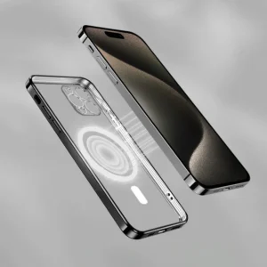 VMax - Electroplating Mag TPU Case for iPhone 15 Pro Max - Θήκη Προστασίας iPhone 15 Pro Max σε μαύρο χρώμα - Image 4