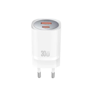 XO Wall Charger CE21 (1xUSB-A, 1x USB-C) 30W – Φορτιστής Ταχείας Φόρτισης Τοίχου Ταξιδίου με καλώδιο USB-C / Lightning - Image 5