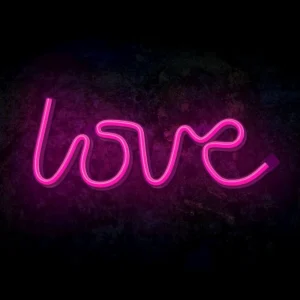 Forever Neon LED Light Love pink Bat - Image 4
