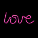 Forever Neon LED Light Love pink Bat - Image 3