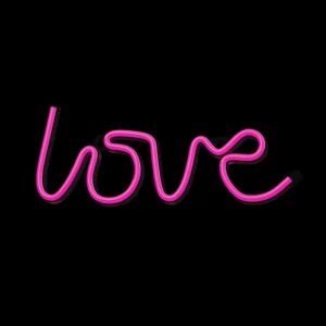 Forever Neon LED Light Love pink Bat - Image 3