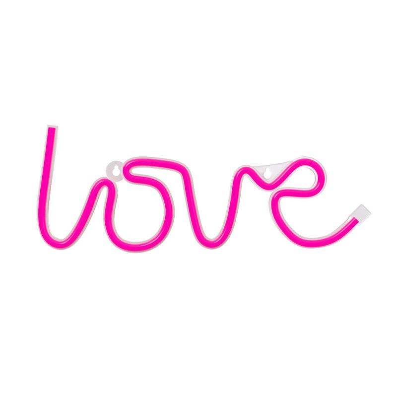 Forever Neon LED Light Love pink Bat - Image 2