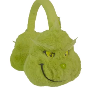 Lazerbuilt Grinch Plush Bluetooth Headphones – Ασύρματα Παιδικά Ακουστικά με Μικρόφωνο – Ζεστός ήχος