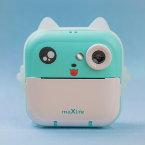 Maxlife printing camera MXPC-100 blue - Παιδική ψηφιακή φωτογραφική μηχανή στιγμιαιας εκτύπωσης σε μπλε χρώμα - Image 3