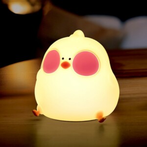 Forever Light LED Night Lamp Hungry Chicken FNL-10  Φωτιστικό νυκτός από μαλακή σιλικόνη με ενσωματωμένο χρονοδιακόπτη - Image 5