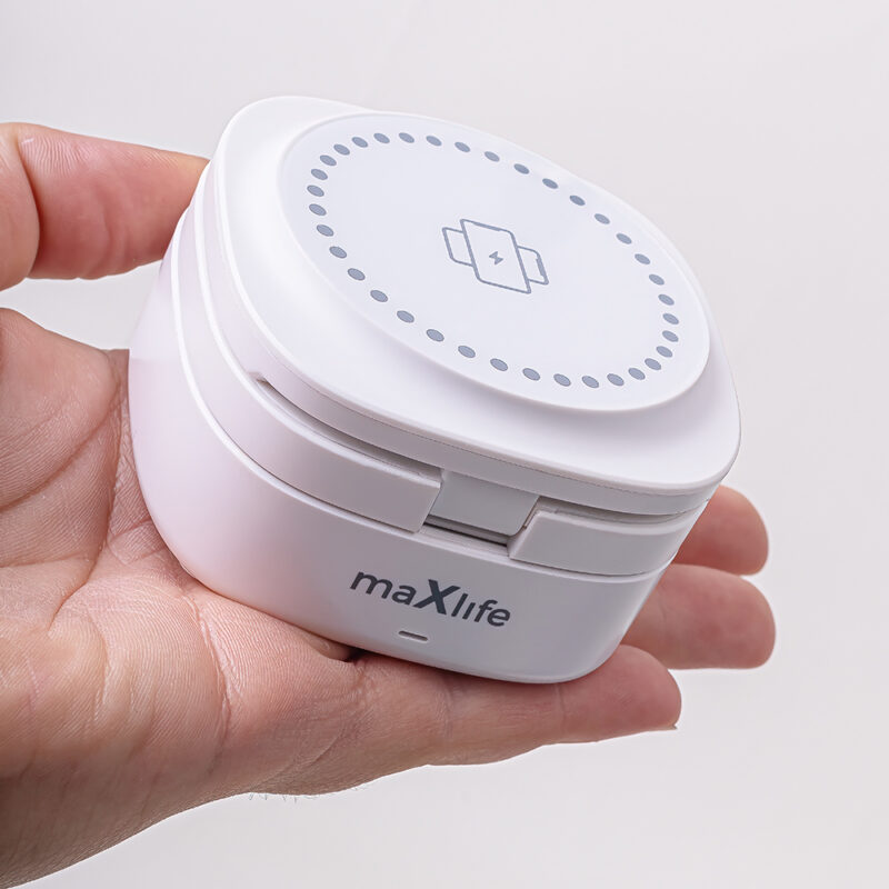 Maxlife MXWC-06 magnetic wireless charger 15W - Μαγνητικός ασύρματος φορτιστής 3 σε 1 μέγιστης ισχύος 15W σε λευκό χρώμα - Image 5