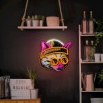 Forever Light Neon Art LED Cat Dreamer - Διακοσμητικό φωτιστικό τοίχου - Image 4
