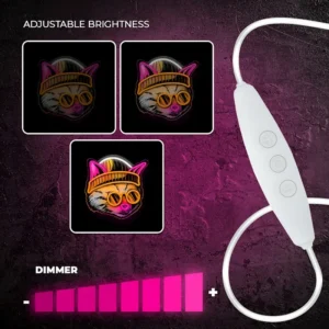 Forever Light Neon Art LED Cat Dreamer - Διακοσμητικό φωτιστικό τοίχου - Image 5