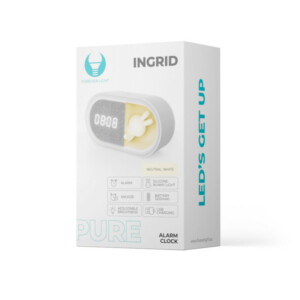 Forever Light Alarm clock with LED Bunny night light - Νυχτερινό φωτάκι / ξυπνητήρι με ενσωματωμένη φιγούρα Κούνελου (FNL-05) - Image 5