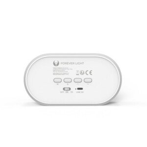 Forever Light Alarm clock with LED Bunny night light - Νυχτερινό φωτάκι / ξυπνητήρι με ενσωματωμένη φιγούρα Κούνελου (FNL-05) - Image 4