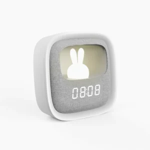 Forever Light Alarm clock with LED Bunny night light - Νυχτερινό φωτάκι / ξυπνητήρι με ενσωματωμένη φιγούρα Κούνελου (FNL-06) - Image 4