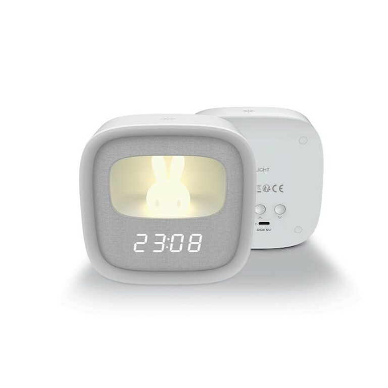 Forever Light Alarm clock with LED Bunny night light - Νυχτερινό φωτάκι / ξυπνητήρι με ενσωματωμένη φιγούρα Κούνελου (FNL-06)