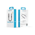 Forever αντάπτορας USB-C σε Audio Jack 3,5mm σε μαύρο χρώμα - Image 4