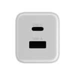Φορτιστής τοίχου Allity GaN PD QC ATC-01-45WAC 1x USB-c 1x USB-a 45W λευκός - Image 5