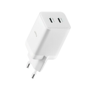 Φορτιστής τοίχου Allity GaN PD QC ATC-01-45WCC 2x USB-c 45W λευκός - Image 3
