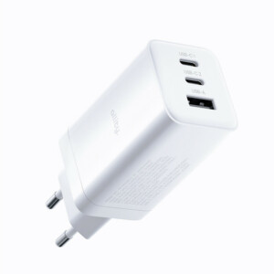 Φορτιστής τοίχου Allity GaN PD QC ATC-01-65WACC 2x USB-c 1x USB-a 65W λευκός - Image 3