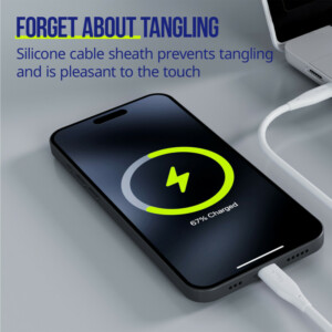 Καλώδιο Allity AUC-02 USB-c - USB-c 2,0 m 60W λευκό - Image 4