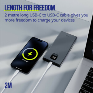 Καλώδιο Allity AUC-02 USB-c - USB-c 2,0 m 60W λευκό - Image 5