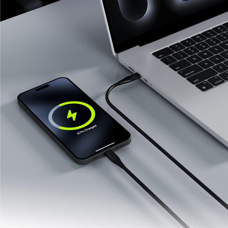 Καλώδιο Allity AUC-02 USB-c - USB-c 1,0 m 60W μαύρο - Image 4