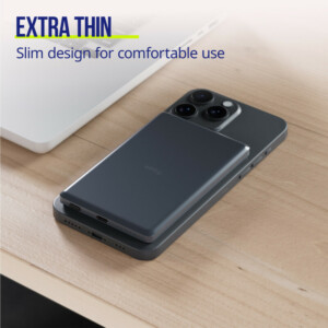 Allity ασύρματο power bank APB-300 PD QC 20W 5000 mAh μαγνητικό γκρι - Image 5