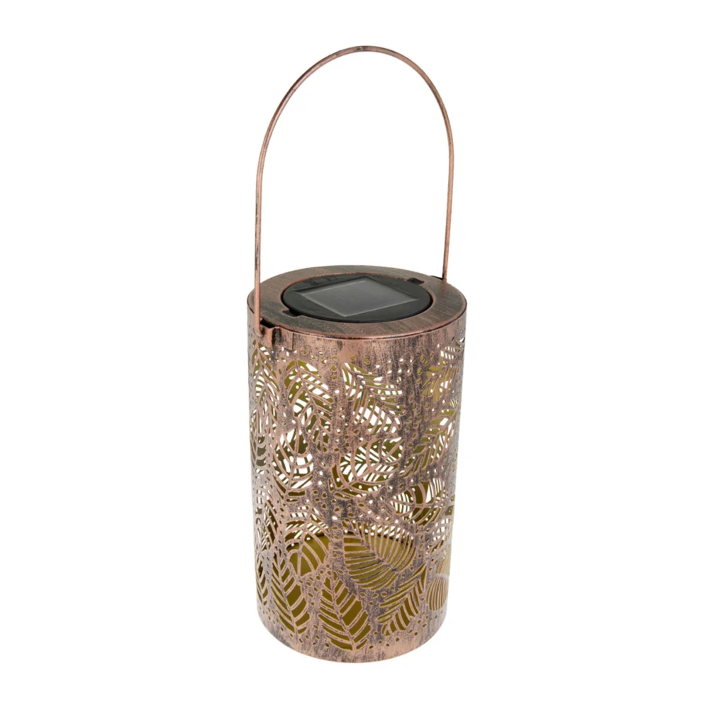 Forever Light Solar LED lamp Moroccan leaves SUNARI FLS-210 - Φωτιστικό LED Εξωτερικού Χώρου σε καφέ χρώμα