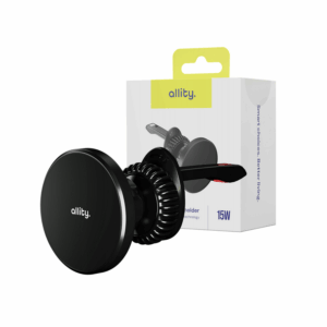 Βάση αυτοκινήτου Allity για αεραγωγό ACH-300 μαγνητική με ασύρματη φόρτιση μαύρη 15W