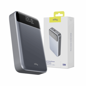 Φορητός φορτιστής Allity APB-200 PD για laptop QC 130W 19200 mAh γκρι