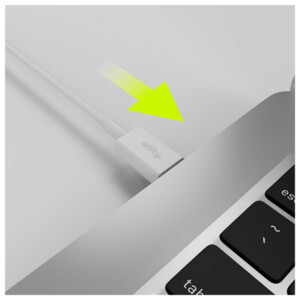 Καλώδιο Allity AUC-03 USB-A προς USB-C 1.0m 3A λευκό - Image 4