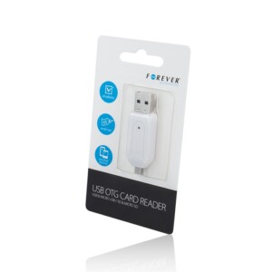 Forever - USB OTG Card Reader - White - Image 4